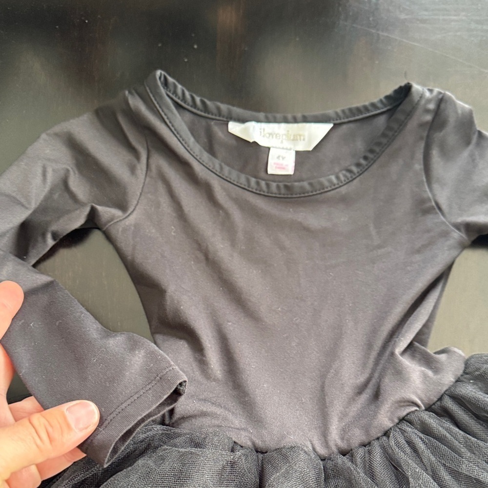 Elegant Black Tutu Dress for Kids - Picture 4 of 4